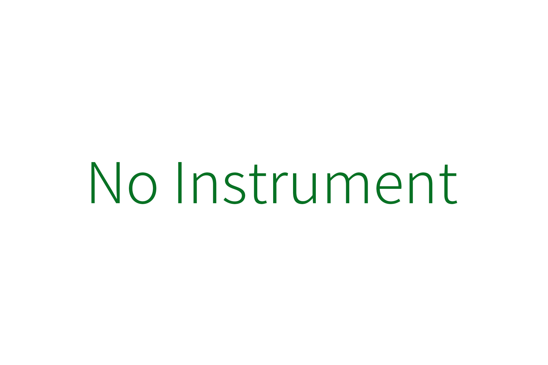 No Instrument 